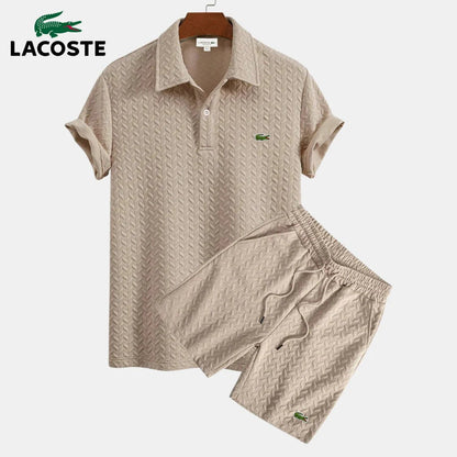Capri Knit Polo Set — Premium Polo + Bermuda Shorts
