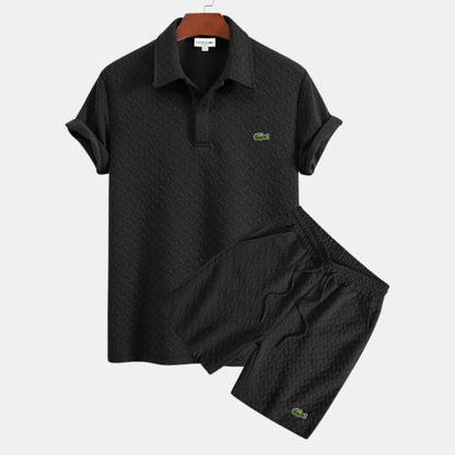 Capri Knit Polo Set — Premium Polo + Bermuda Shorts