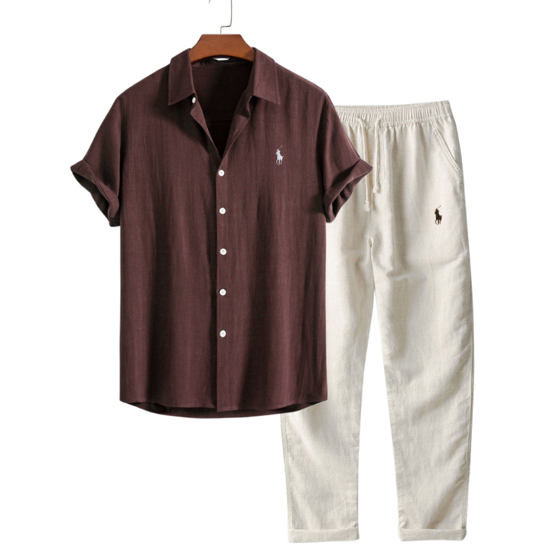 Heritageрh Lаurеn™ Men’s Premium Linen Summer Set Position 1