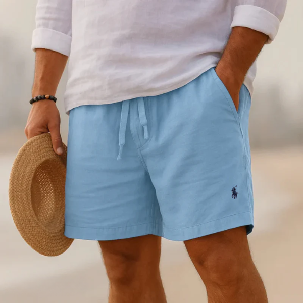 Capri Heritage Linen Shorts — Premium Linen Bermuda Shorts