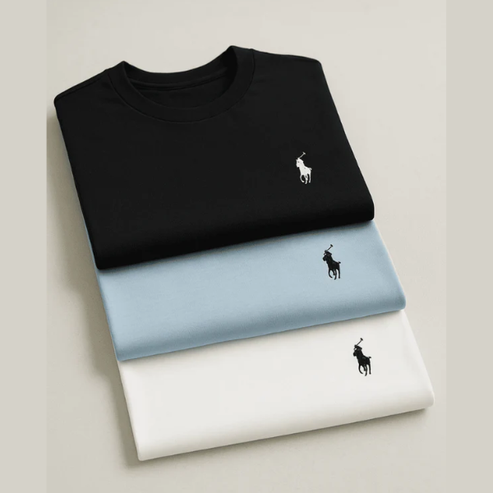 Essential T-Shirt Trio — 3 Premium Cotton T-Shirts