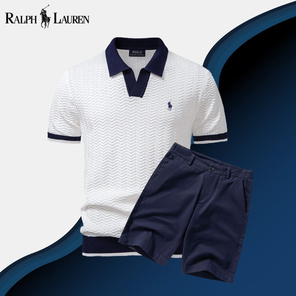 Riviera Knit Polo Set — Premium Polo + Bermuda Shorts